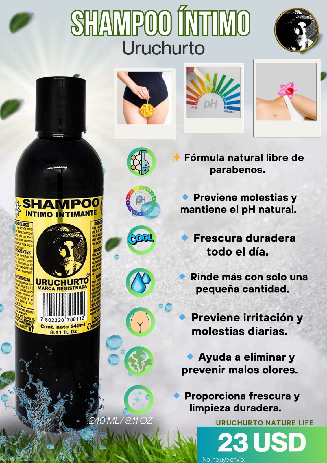 SHAMPOO INTIMO URUCHURTO